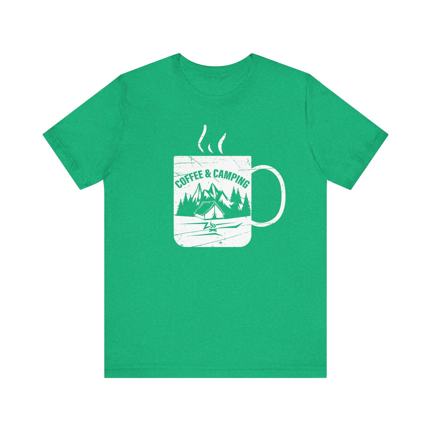 Camping & Coffee- Premium Comfort T-Shirt