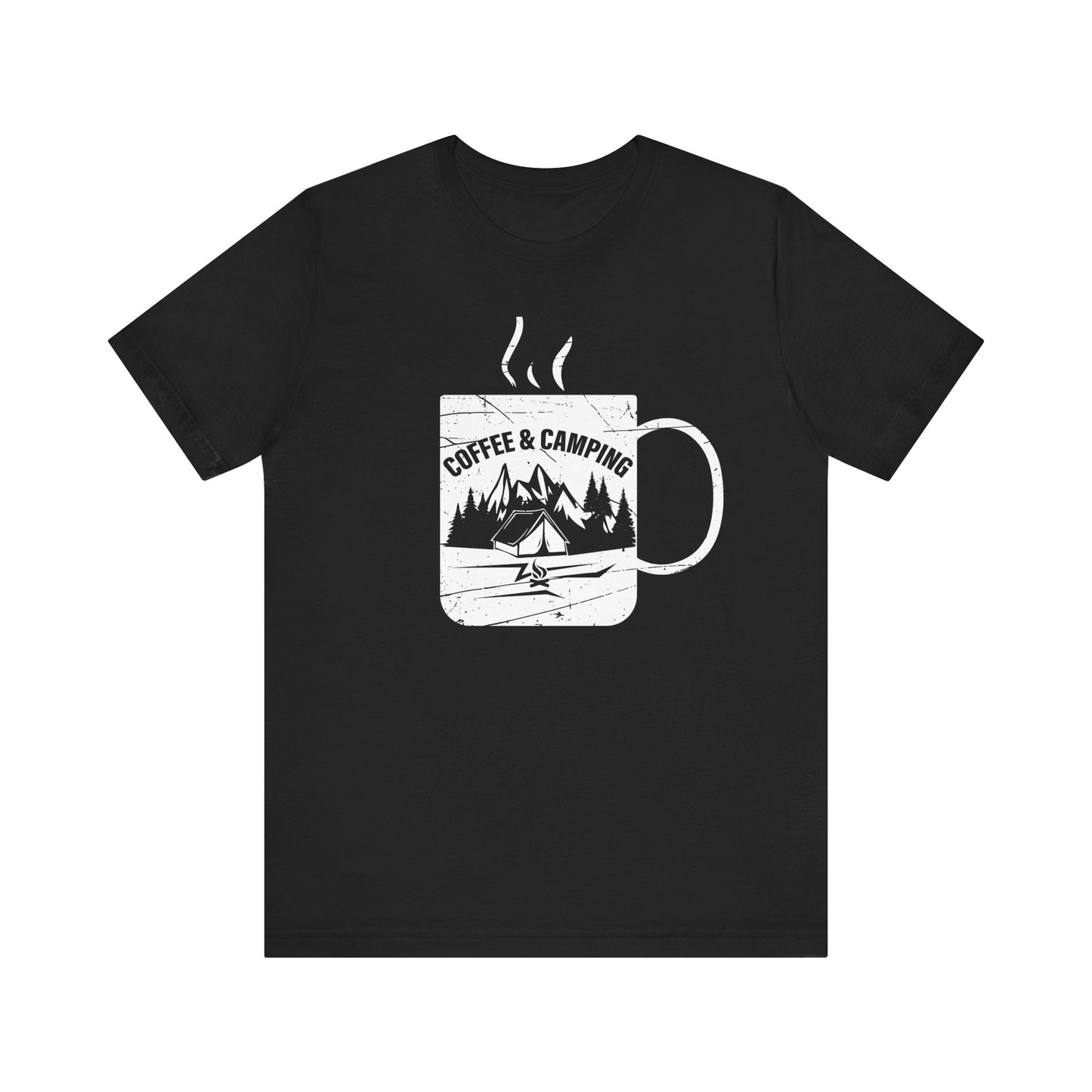 Camping & Coffee- Premium Comfort T-Shirt