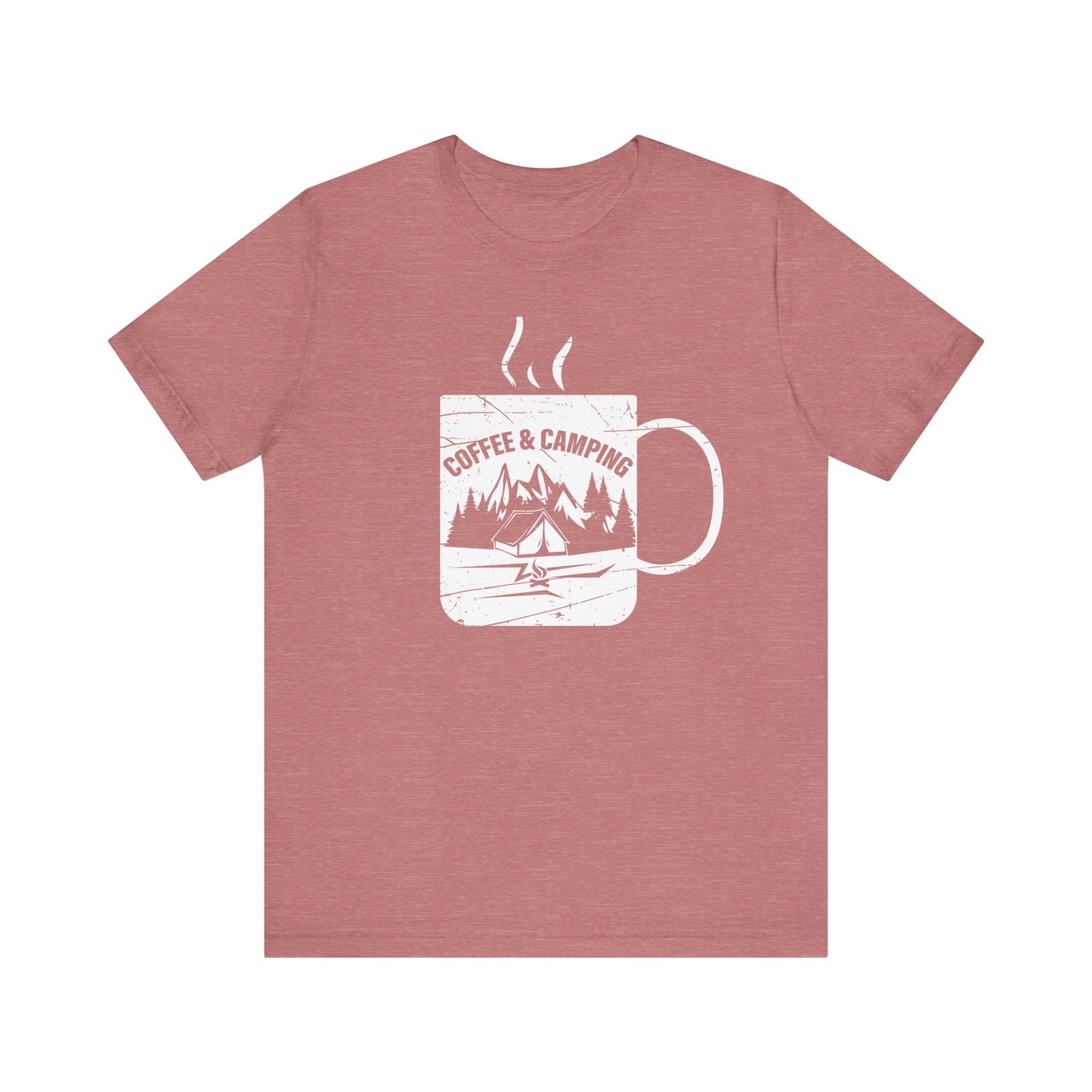 Camping & Coffee- Premium Comfort T-Shirt
