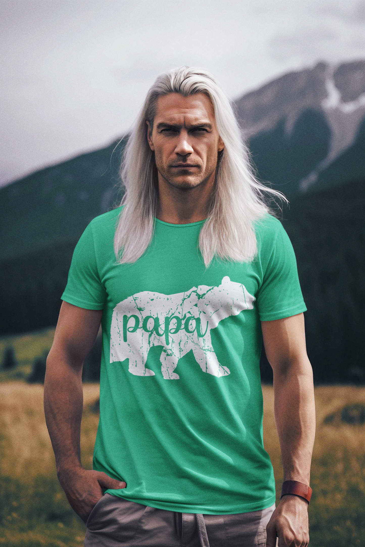 Papa Bear Premium- Premium Comfort T-Shirt