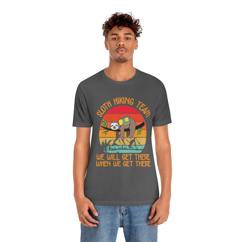 Sloth Hiking Team- Premium Comfort T-Shirt