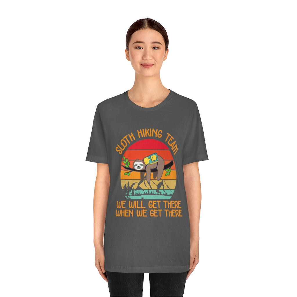 Sloth Hiking Team- Premium Comfort T-Shirt