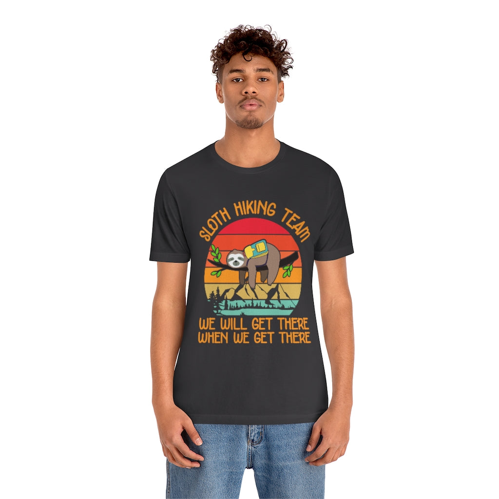 Sloth Hiking Team- Premium Comfort T-Shirt